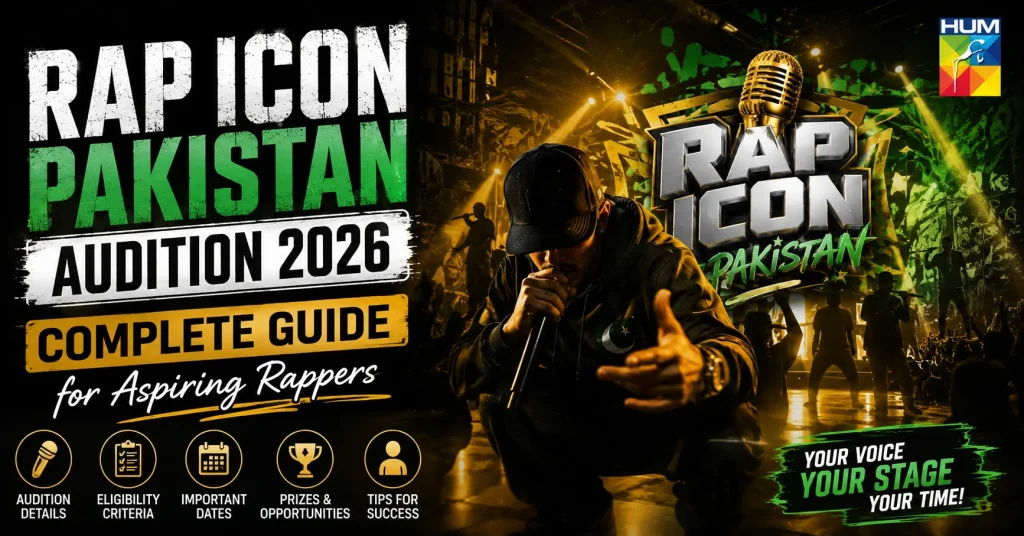 rap icon pakistan audition 2026: complete guide for aspiring rappers