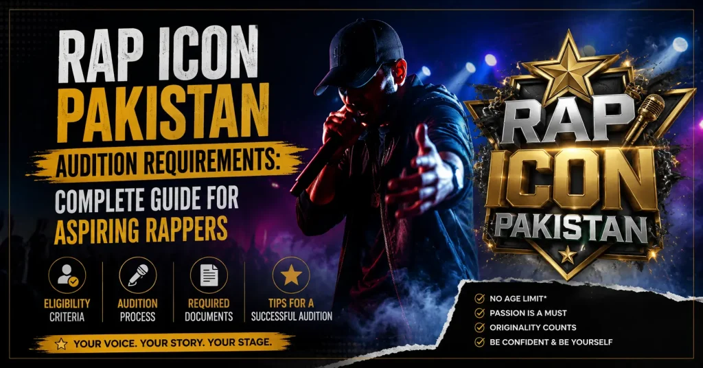 rap icon pakistan audition requirements: complete guide for aspiring rappers