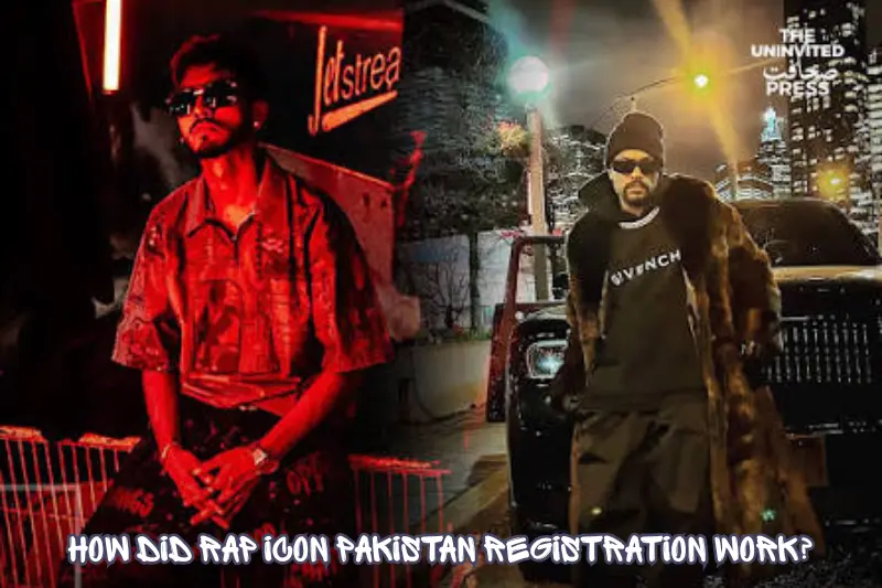 how did rap icon pakistan registration work?