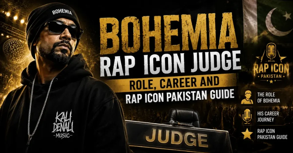 bohemia rap icon judge: role, career and rap icon pakistan guide