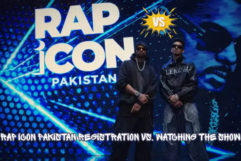 rap icon pakistan registration vs. watching the show